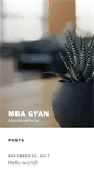 Mobile Screenshot of mbagyan.com